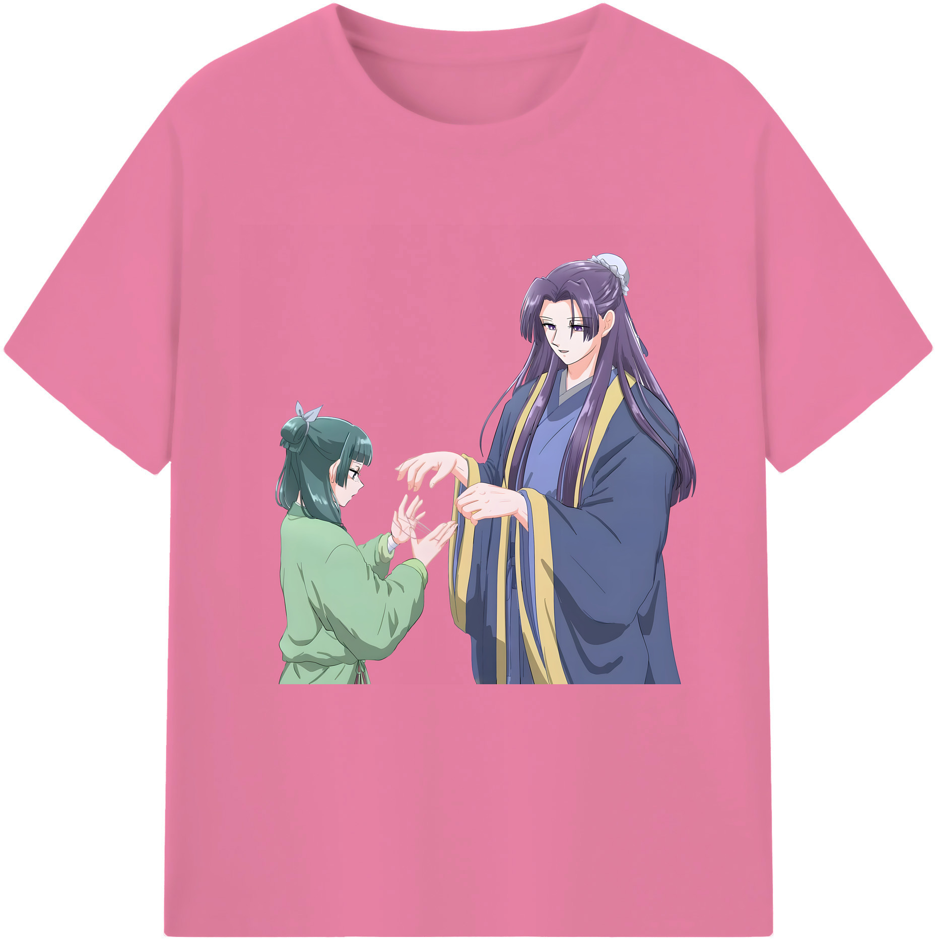 （画像用） 薬屋のひとりごと The Apothecary Diaries 綿100％半袖Tシャツ（フロントプリント）
